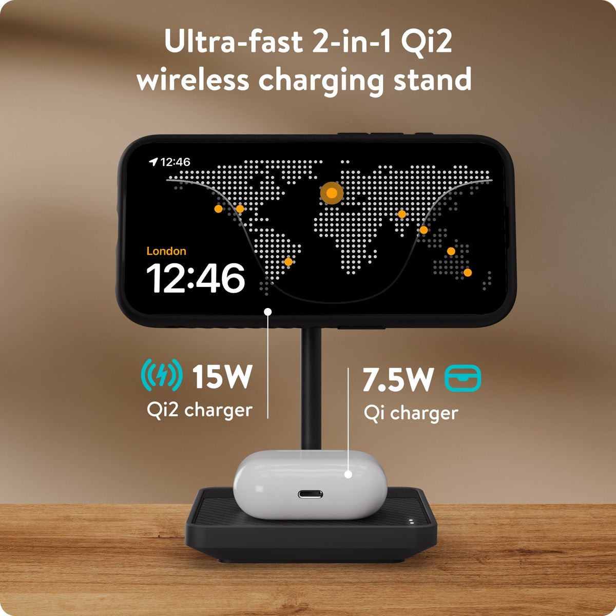 Wireless Charging Stand - Aramid Fibre